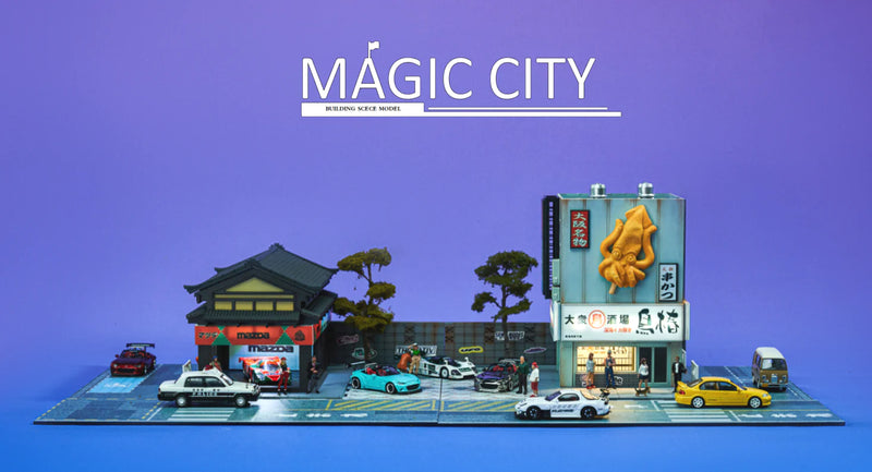Magic City 1:64 Mazda Showroom & Japanese Squid Yaki Shop