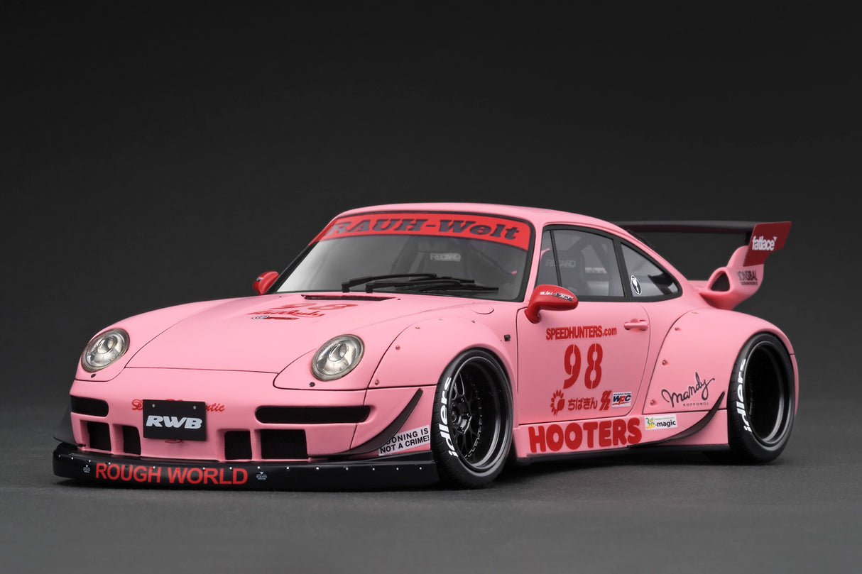 *PREORDER* Ignition Model 1:18 Porsche 993 RWB in Matte Pink