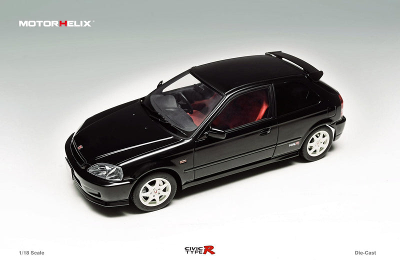 MotorHelix 1/18 Honda Civic Type-R Late Version (EK9) in Starlight Black Pearl