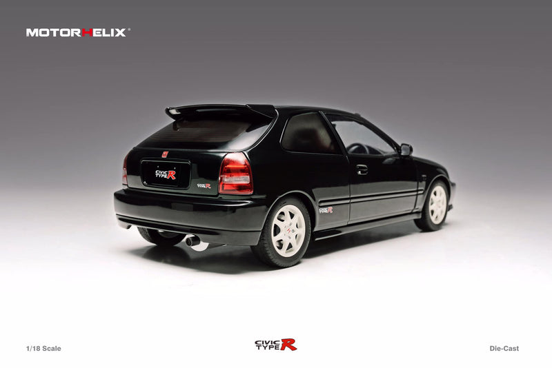 MotorHelix 1/18 Honda Civic Type-R Late Version (EK9) in Starlight Black Pearl