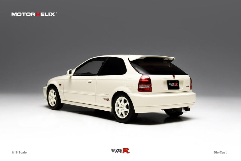 MotorHelix 1/18 Honda Civic Type-R Late Version (EK9) in Championship White