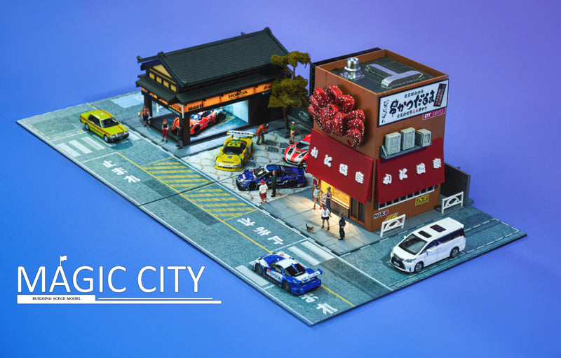 Magic City 1:64 Honda Showroom and Sashimi Restaurant