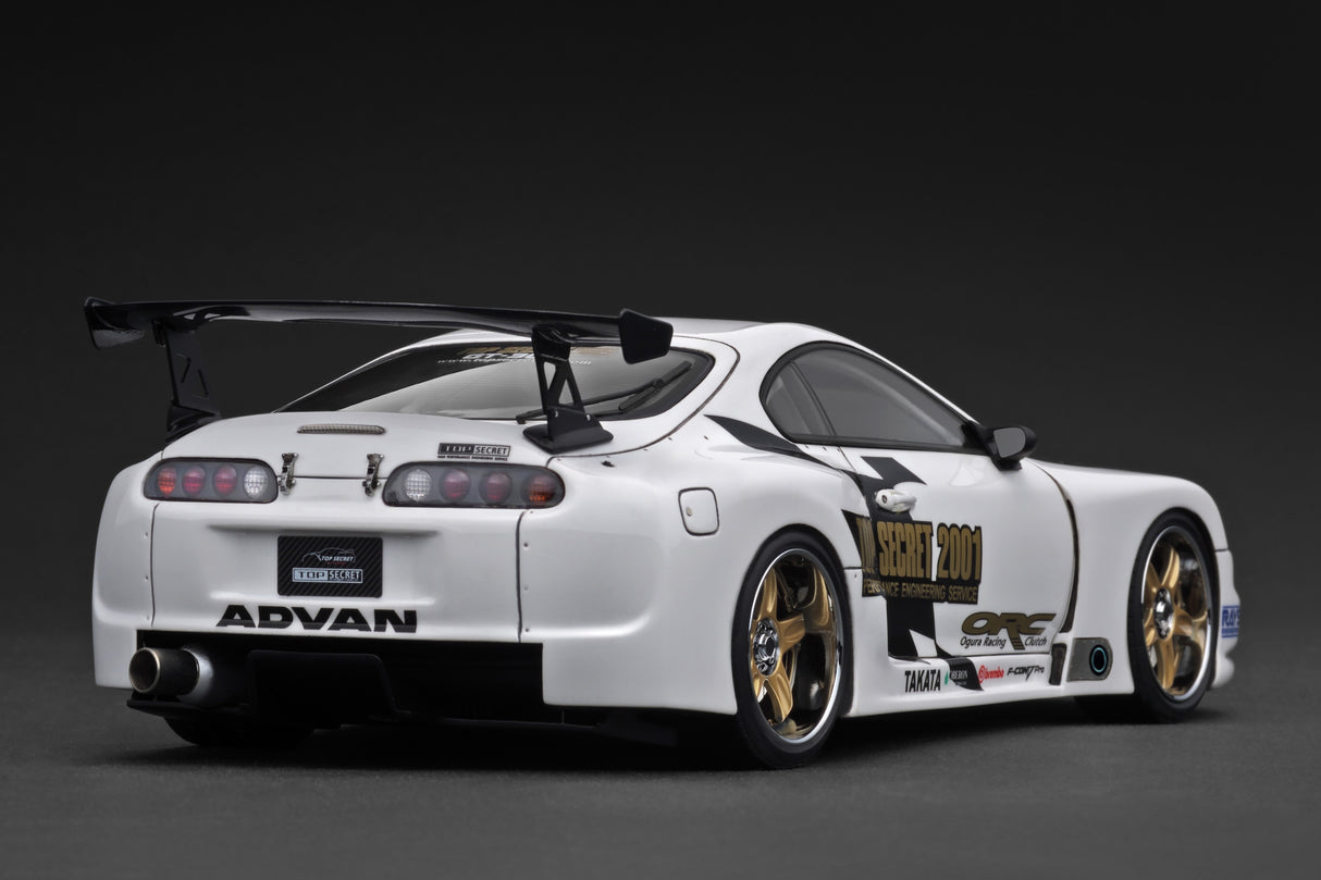*PREORDER* Ignition Model 1:18 Toyota Supra (A80) TOP SECRET in White