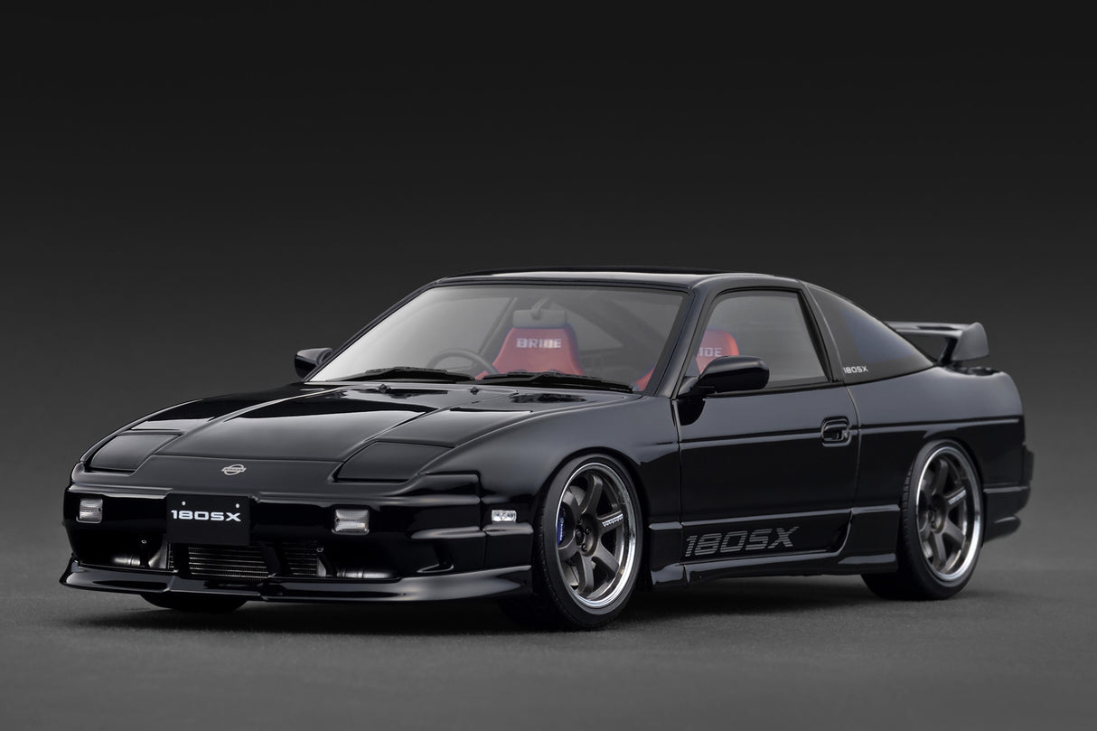 Ignition Model 1:18 Nissan 180SX TYPE X (RPS13) in Black