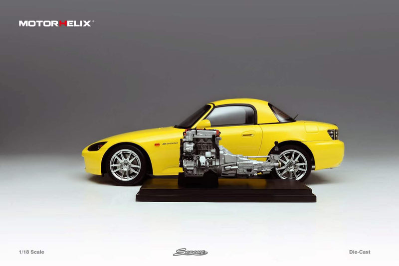 MotorHelix 1/18 Honda S2000 (AP2) in Indy Racing Yellow