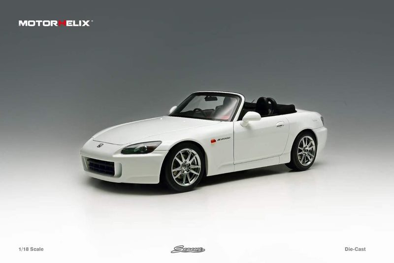 MotorHelix 1/18 Honda S2000 (AP2) in Grand Prix White