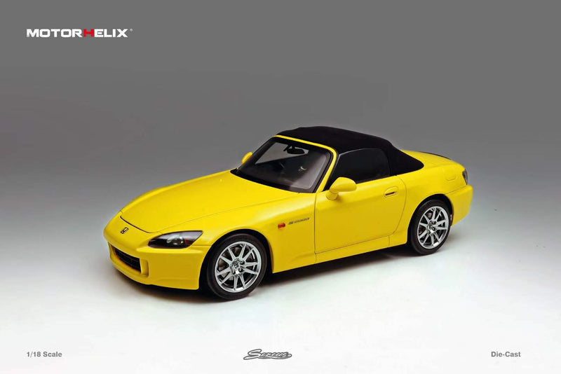 MotorHelix 1/18 Honda S2000 (AP2) in Indy Racing Yellow