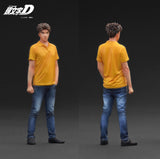 Ignition Model 1:18 Initial D Mazda RX-7 (FD3S) Yellow with Mr. Keisuke Takahashi