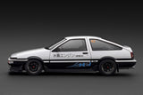 Ignition Model 1:18 Toyota Sprinter Trueno 3Dr (AE86) H2 in White/Black