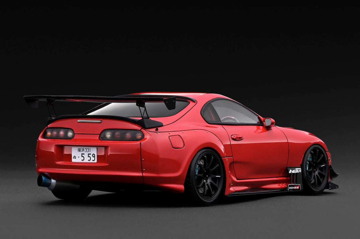 *PREORDER* Ignition Model 1:18 Toyota Supra RZ (JZA80) Max Orido Street Version in Red