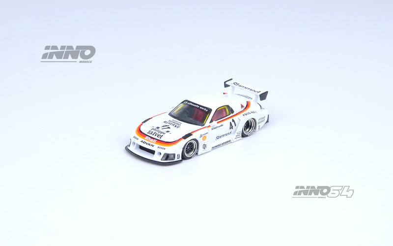 INNO64 1/64 Mazda RX7 (FD3S) LB-SUPER SILHOUETTE in White