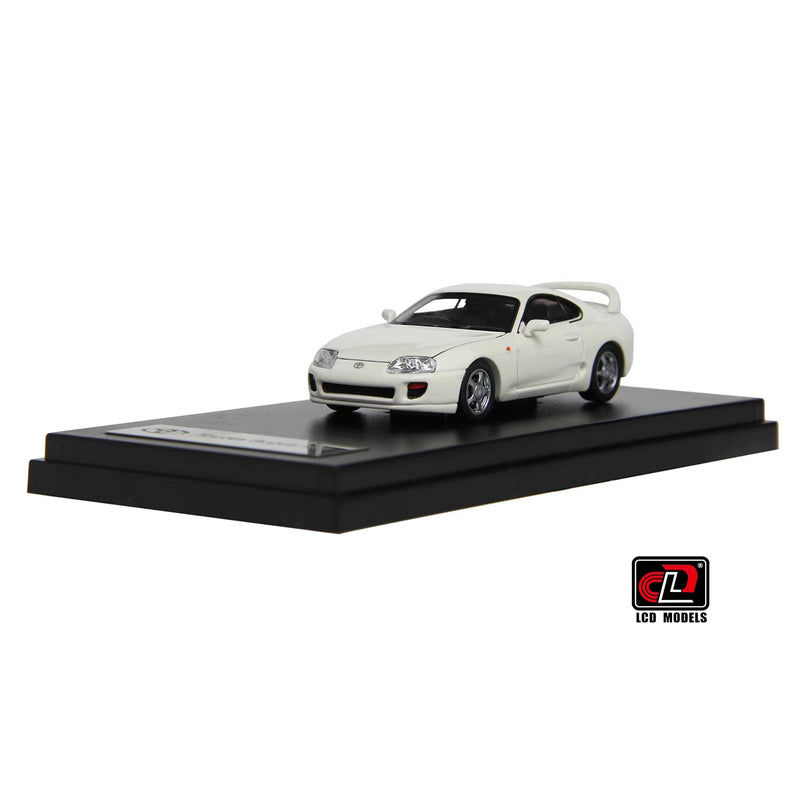 LCD Models 1:64 Toyota Supra (JZA80) in White