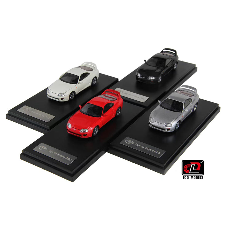 LCD Models 1:64 Toyota Supra (JZA80) in Red