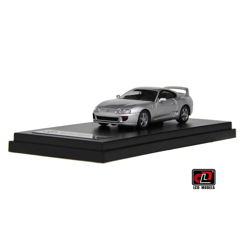 LCD Models 1:64 Toyota Supra (JZA80) in Silver