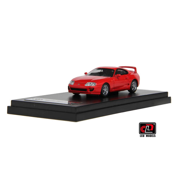 LCD Models 1:64 Toyota Supra (JZA80) in Red