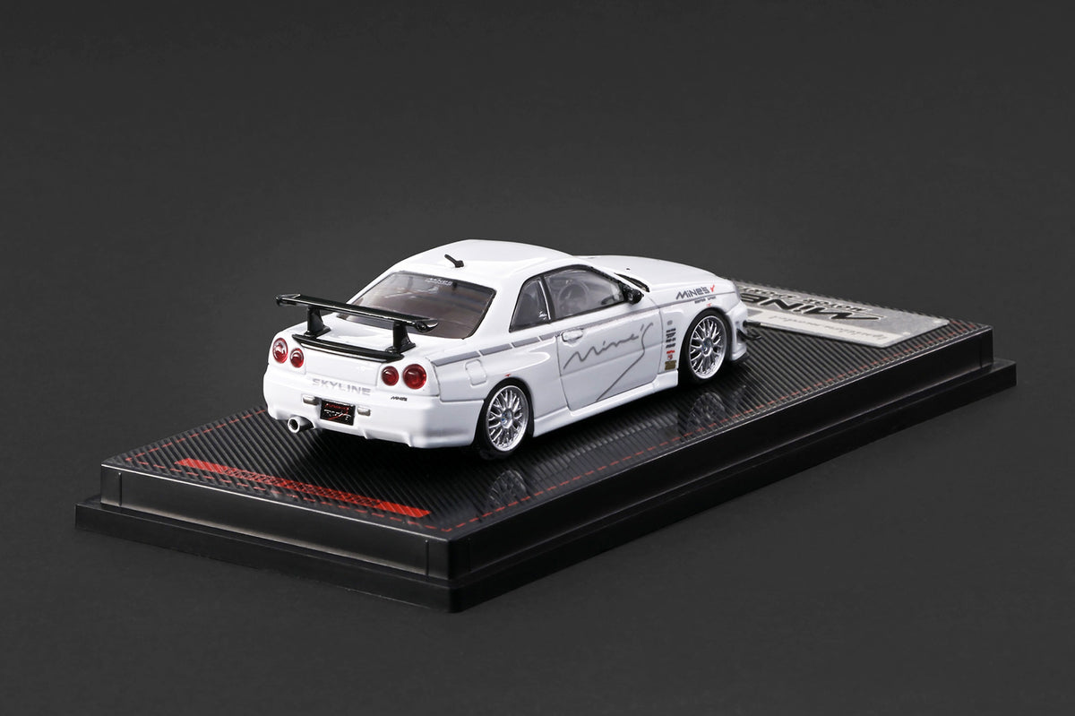 *PREORDER* Ignition Model 1:64 Nissan Skyline GT-R (BNR34) MINE'S in White