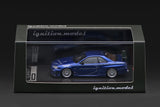 *PREORDER* Ignition Model 1:64 Nissan Skyline GT-R (BNR34) MINE'S in Blue Metallic