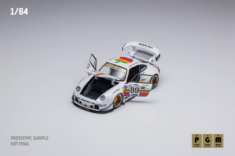 PGM 1:64 Porsche 993 RWB Apple Luxury Version