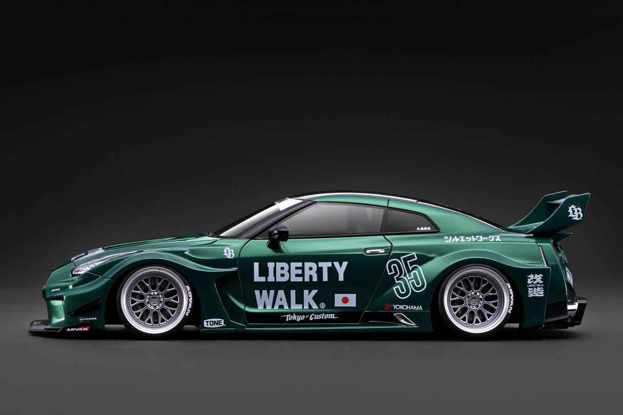 *PREORDER* Ignition Model 1:18 Nissan 35GT-RR LB-Silhouette WORKS GT in Green Metallic