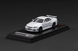 *PREORDER* Ignition Model 1:64 Nissan Skyline GT-R (BNR34) NISMO Customized Version in White Metallic