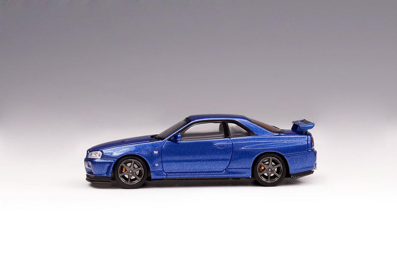 MotorHelix 1/64 Nissan Skyline GT-R (BNR34) in Bayside Blue