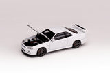 MotorHelix 1/64 Nissan Skyline GT-R (BNR34) in Pearl White