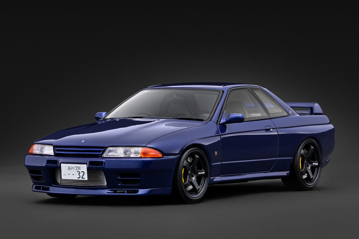 *PREORDER* Ignition Model 1:18 Nissan Skyline GT-R (BNR32) S&S Limited Version in Blue Metallic