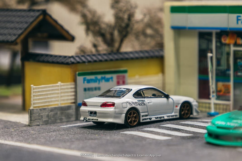 Tarmac Works 1/64 Nissan Silvia (S15) VERTEX in White