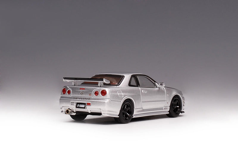 MotorHelix 1/64 Nissan Skyline GT-R (BNR34) Z-Tune in Silver