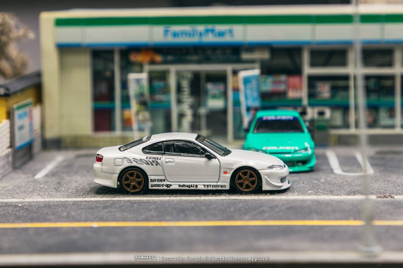 Tarmac Works 1/64 Nissan Silvia (S15) VERTEX in White