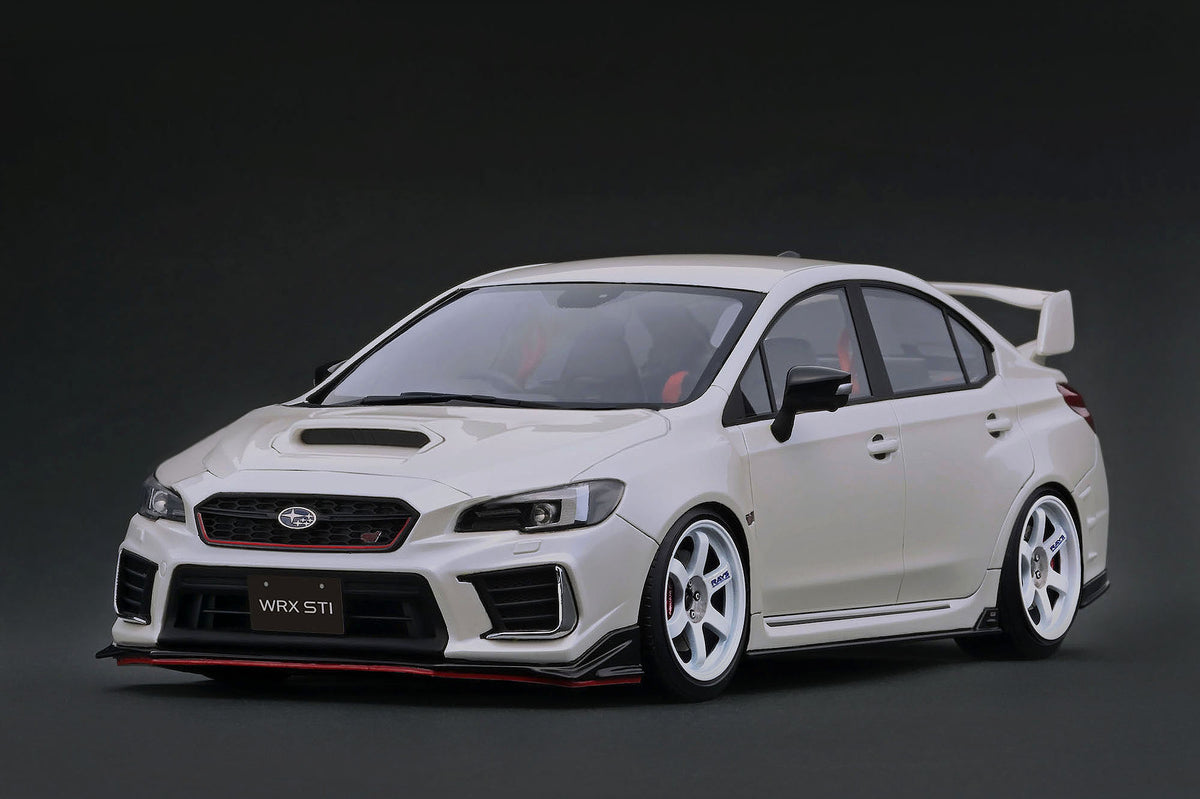*PREORDER* Ignition Model 1:18 Subaru WRX STi (CBA-VAB) in Pearl White