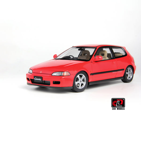 LCD Models 1:18 Honda Civic (EG6) SiR II in Red