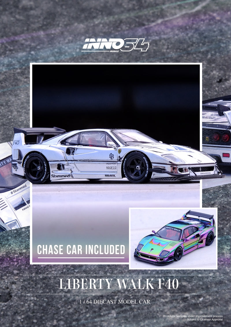 INNO64 1:64 Ferrari F40 Liberty Walk in Hobby Expo China 2024 Edition (ONE CAR PER PERSON)