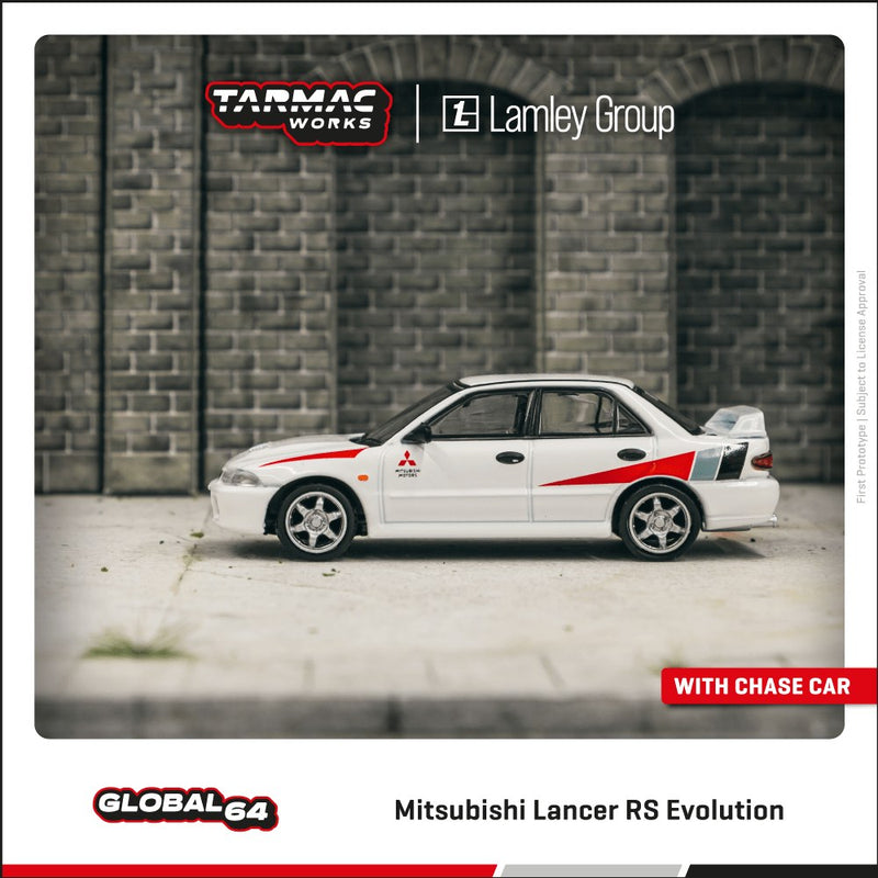 *PREORDER* Tarmac Works 1/64 Mitsubishi Lancer GSR Evolution III in White