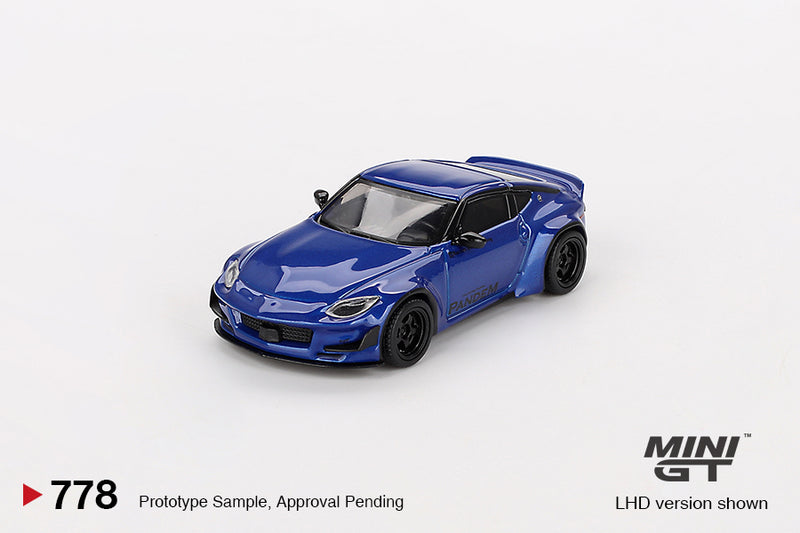 *PREORDER* MINI GT 1:64 Nissan Z Pandem in Seiran Blue