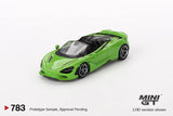 MINI GT 1:64 McLaren 750S Spider in Mantis Green