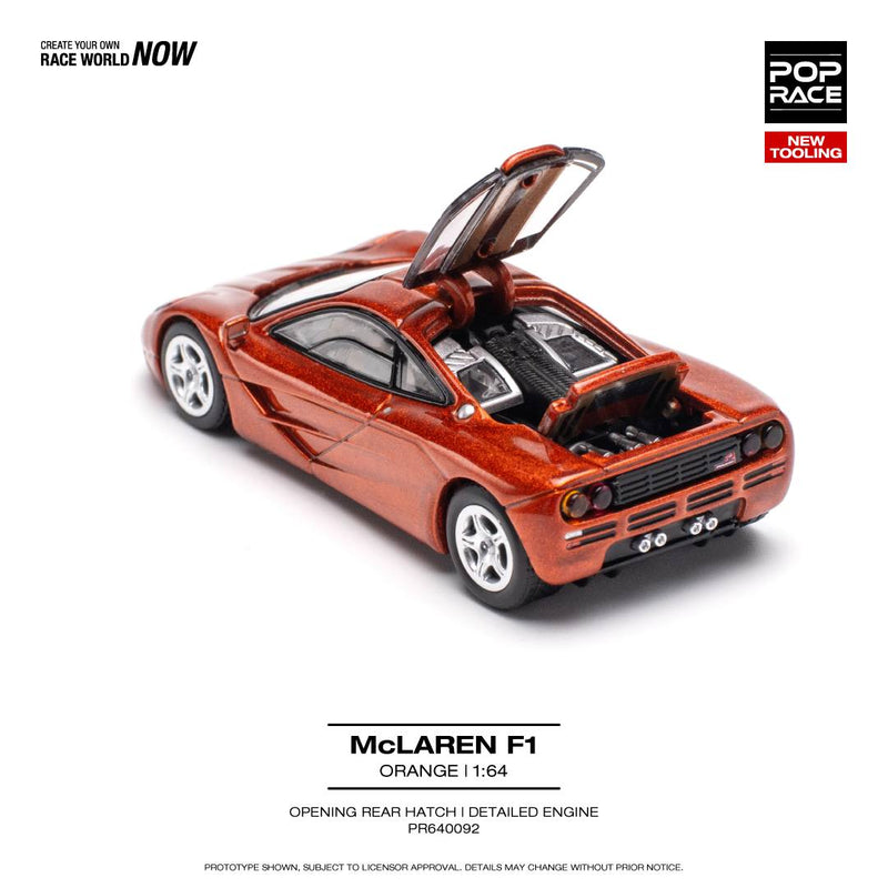 *PREORDER* Pop Race 1:64 McLaren F1 in Orange