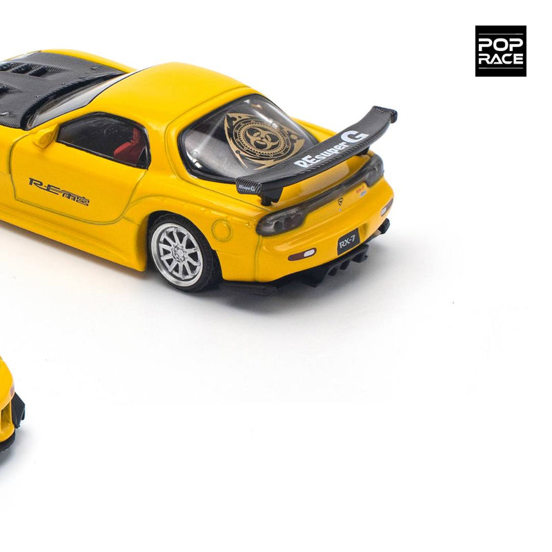 *PREORDER* Pop Race 1:64 Mazda RX-7 (FD3S) RE-Amemiya in Yellow