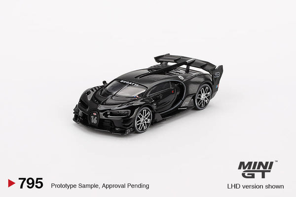 *PREORDER* MINI GT 1:64 Bugatti Vision Gran Turismo in Black