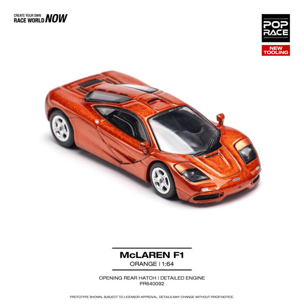 *PREORDER* Pop Race 1:64 McLaren F1 in Orange