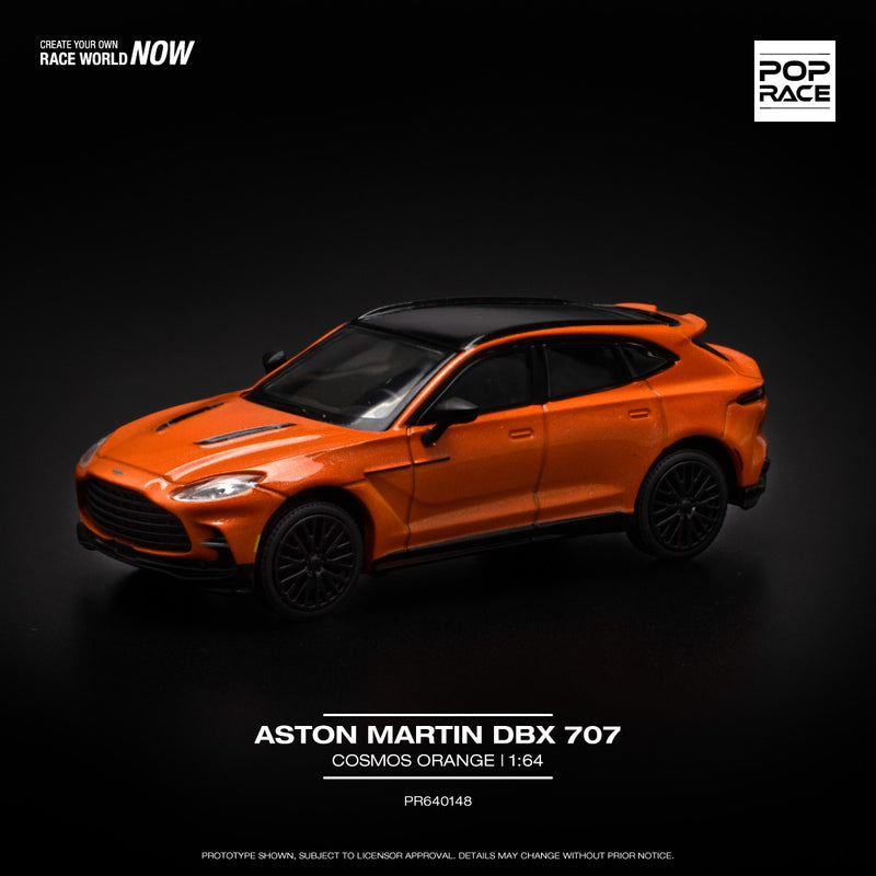 *PREORDER* Pop Race 1:64 Aston Martin DBX 707 in Cosmos Orange