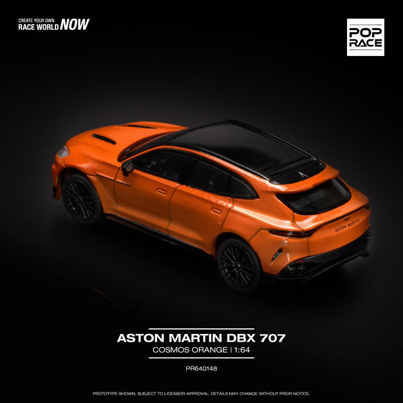 *PREORDER* Pop Race 1:64 Aston Martin DBX 707 in Cosmos Orange