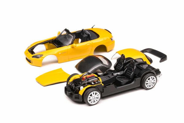 *PREORDER* MotorHelix 1:64 Honda S2000 (AP2) in Indy Yellow Pearl