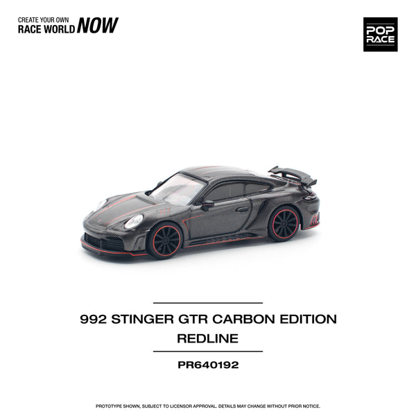 *PREORDER* Pop Race 1:64 Porsche 992 Stinger GTR Carbon Fiber Edition V2