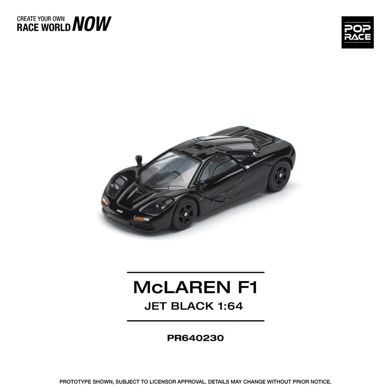 *PREORDER* Pop Race 1:64 McLaren F1 in Jet Black