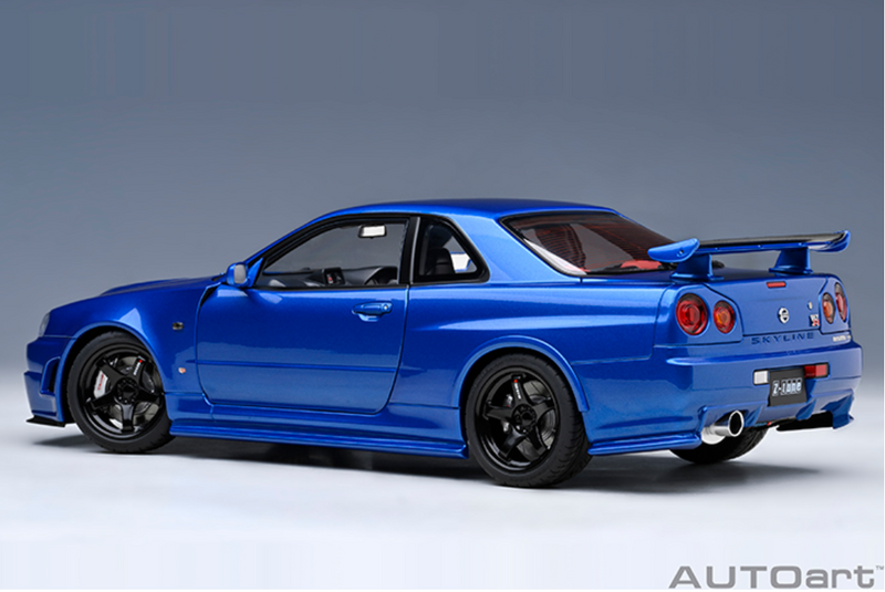 AUTOart 1:18 Nissan Skyline GT-R (R34) NISMO Z-Tune in Bayside Blue