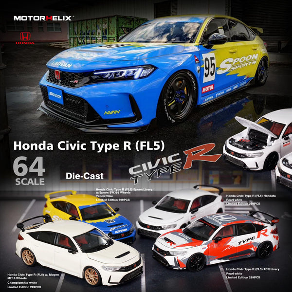 MotorHelix 1:64 Honda Civic Type-R (FL5) Spoon Sports Livery