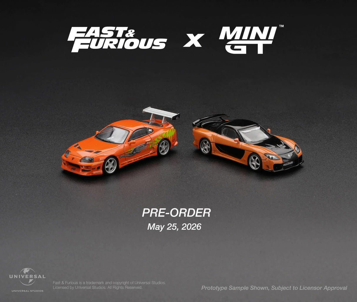 *PREORDER* MINIGT 1:64 Mazda RX-7 VeilSide Fortune “The Fast and the Furious: Tokyo Drift” Han Seoul-Oh