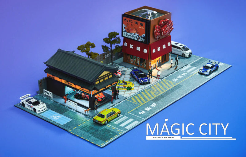 Magic City 1:64 Honda Showroom and Sashimi Restaurant