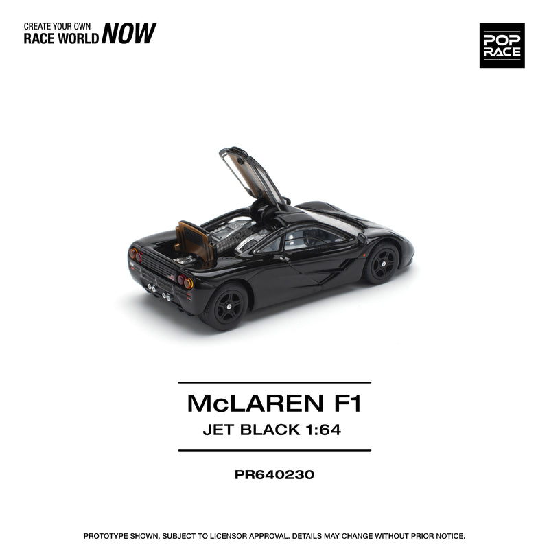 *PREORDER* Pop Race 1:64 McLaren F1 in Jet Black